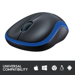 Logitech M185 Ratón Inalámbrico Ergonómico Plug-and-Play Nano Receptor USB, Pila 1 Año, Garantía 3 Años Logitech M185 Ratón Inalámbrico Ergonómico Plug-and-Play Nano Receptor USB, Pila 1 Año, Garantía 3 Años