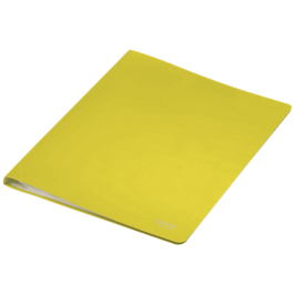 Leitz 46760015 Carpeta Polipropileno con 20 Fundas A4 Recycle, Amarillo