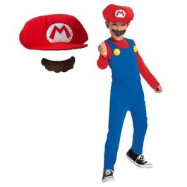 Disfraz infantil nintendo super mario de lujo talla. 4-6 años Disfraz infantil nintendo super mario de lujo talla. 4-6 años