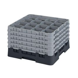 CAMBRO - 16S1058-110 - Cesta de lavado 16 comp. 5 alturas - 10,9 cm Ø máx. - alt. máx. 28,2 cm - 50 x 50 x 30,8 cm - Negro Precio: 104.79000026. SKU: B1286HBG7J