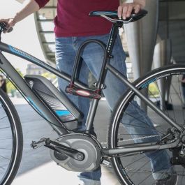 Master Lock Candado Bicicleta U Llave - Seguridad Certificada Secure Gold, VDS A+, Acero Endurecido, para E-bike, MTB.
