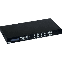 Muxlab Matriz HDMI 4x4 4K/60, 4 entradas HDMI, 4 salidas HDMI, control RS232 IR LAN