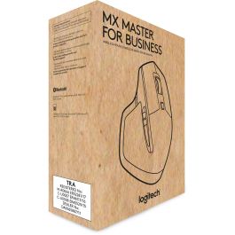 Logitech MX Master Mouse Inalámbrico RF + Bluetooth, Laser 1000 DPI, Negro/Bronce OEM