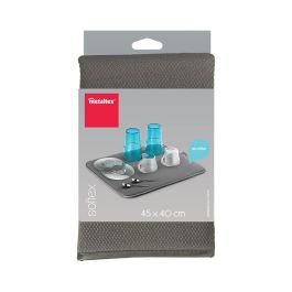 Metaltex Softex Tapete Escurridor Gris 45 x 40 cm Microfibra Poliéster Ultra Absorbente