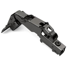 HERRAJES ALK Puma 35 Clip Cam Bisagra 165º Cierre Amortiguado con Pistón Acabado Grafito Codo Superacodado Regulación CAM para Muebles