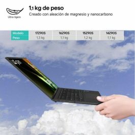 LG Gram 16ZD90S Intel Core Ultra 7 155H Portátil 40,6 cm (16") WQXGA 16 GB LPDDR5-SDRAM 512 GB SSD Wi-Fi 6E (802.11ax) Negro LG Gram 16ZD90S Intel Core Ultra 7 155H Portátil 40,6 cm (16") WQXGA 16 GB LPDDR5-SDRAM 512 GB SSD Wi-Fi 6E (802.11ax) Negro