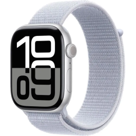 Apple Watch Series 10 GPS 46 mm Caja Aluminio Plateada Correa Loop Deportiva Blue Cloud Precio: 567.59000045. SKU: B1G6SMKZDF