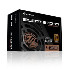 SHARKOON SilentStorm SFX Bronze Unidad de Fuente de Alimentación 450 W 80 PLUS Bronze ATX Compacta