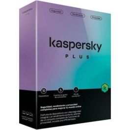 Kaspersky KL1042S5KFS-MSBES Antivirus Plus 10 Dispositivos 1 Año con VPN Ilimitada, Administrador de Contraseñas y Protección Webcam Precio: 45.50000026. SKU: B1C8S8D8N4