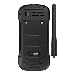 Gigaset GLX 8 ACTIVE Dual Sim Negro 2.4" LCD 2 MP Cámara IP68 Resistente al Polvo y Agua