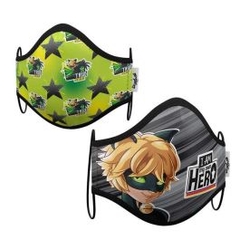 My Other Me Cat Noire Premium Higienic Mask Talla 10-12 Años