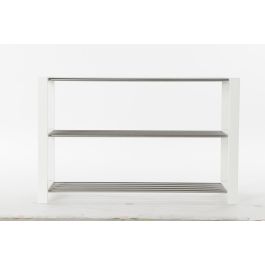 Zapatero Basicos DKD Home Decor Blanco Plateado 30 x 50 x 80 cm