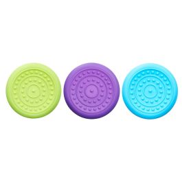Disco Mascota Silicona Mascow 23x23x2 cm - Azul, Verde, Morado (24 Unidades) Disco Mascota Silicona Mascow 23x23x2 cm - Azul, Verde, Morado (24 Unidades)