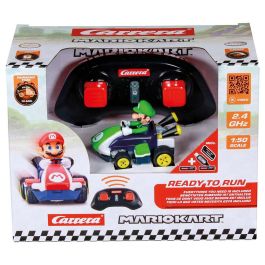 CARRERA Coche RC Luigi Mario Kart, teledirigido, escala 1:50, 5 km/h, +6 años, con batería recargable y USB Precio: 20.50000029. SKU: B1GHVVYVV7