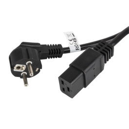LANBERG CA-C19C-10CC-0018-BK Cable de Transmisión Negro 1,8 m CEE7/7 a C19 Acoplador Precio: 10.50000006. SKU: B15TWLZNEL