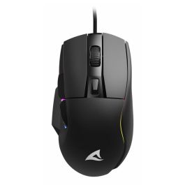 Sharkoon SKILLER SGM35 Ratón Gaming Óptico de Alto Rendimiento 6400 DPI USB Diestro con Sensor ATG4090 Botones PBT Iluminación RGB sin Software