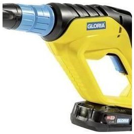 GLORIA MultiJet 18V Limpiadora a Presión Multifunción 2.5-25 bar con Boquilla 4 en 1, Compatible BOSCH 18V, Batería 2.5Ah y Cargador