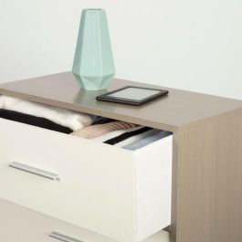 Cómoda Max Home Blanco Gris Moderno 58 x 112 x 30 cm Cómoda Max Home Blanco Gris Moderno 58 x 112 x 30 cm