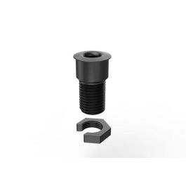 Vivolink Pasacables para escritorio 35mm para HDMI DisplayPort USB-C RJ45 Solución para cables en negro