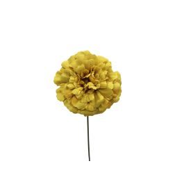 Oplante Pick de Zinnia Mostaza - Flor Flamenca para Decoración de Eventos, 17 cm Precio: 1.49999949. SKU: B1A2K42E55