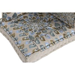 DKD Home Decor Sillon Azul Beige 150 x 76 x 20 cm Set de 4