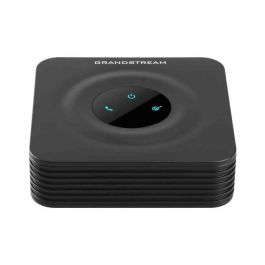 Grandstream HT801 Adaptador Telefónico Analógico ATA 1 FXS SIP VoIP para Redes IP. Seguridad TLS SRTP, Fax T.38 y Conferencia 3 Vías.