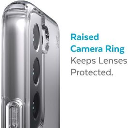 Speck Presidio Perfect-clear Funda Transparente para Samsung Galaxy S22+ con Protección Caídas 4m, Antiamarilleo y Microban Antimicrobiana, QI