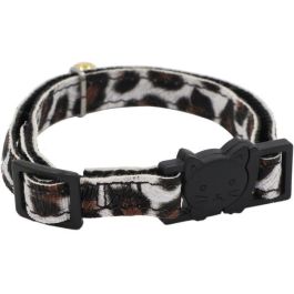 Aime AIM3281019020709 Collar Savannah para Gato, con Flores Multicolores y Campanilla Verde
