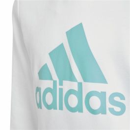 Sudadera con Capucha Niño Adidas Azul Blanco