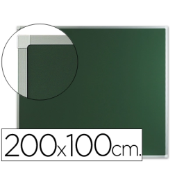 Q-connect Pizarra Verde Mural Marco Aluminio 200x100 cm Sin Repisa Precio: 202.50000012. SKU: B1527FA47J