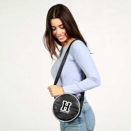 Harry Potter Bolso Redondo Padding Negro - Acolchado, Correa Ajustable, 18.5x18.5x5 cm Harry Potter Bolso Redondo Padding Negro - Acolchado, Correa Ajustable, 18.5x18.5x5 cm