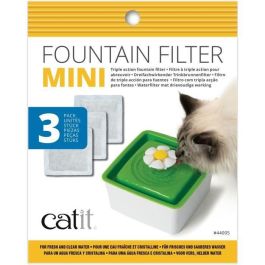 Filtro para fuente de agua para gatos Catit Flower Mini - Flower Mini - Doble acción - 3 piezas Filtro para fuente de agua para gatos Catit Flower Mini - Flower Mini - Doble acción - 3 piezas