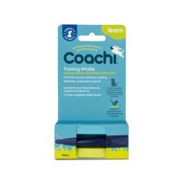 Coachi Silbato de Adiestramiento Canino con Sonido Distintivo, Ligero y Compacto, con Correa Reflectante Ajustable para Perros y Cachorros Azul Oscuro