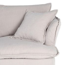 Sofá 2 Plazas Crema Tejido 181 X 103 X 72 cm