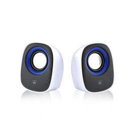 Ewent Altavoz Ew3513 Estéreo 2.0 5W RMS USB, Conexión 3.5mm para PC, Smartphone, Tablet