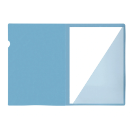 Liderpapel Carpeta Dossier Uñero Celeste Opaco Polipropileno A4 180 micras