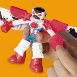 Play-Doh G0555 Set Moto Cortadora Capitán América Marvel Figura de Acción Flexible con Alas 2 en 1 y Molde para Niños +4 años Play-Doh G0555 Set Moto Cortadora Capitán América Marvel Figura de Acción Flexible con Alas 2 en 1 y Molde para Niños +4 años