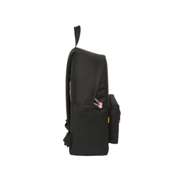 Mochila Escolar Kings League Porcinos Negro 33 x 42 x 15 cm
