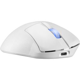 ASUS ROG Keris II Ace Wireless AimPoint White Ratón Gaming Inalámbrico 42000 DPI Bluetooth USB Type-A Blanco 90MP03N0-BMUA10