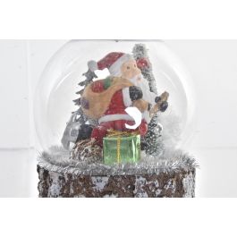 Decoracion Colgante Navidad Alpina DKD Home Decor Natural Rojo 10 x 12.5 x 10 cm (4 Unidades)