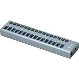 Hub USB i-Tec U3CHARGEHUB16 Gris 90 W