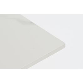 DKD Home Decor Mesita Auxiliar Moderna Dorado Blanco Cerámica Metal 60 x 48 x 60 cm