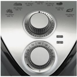 Bourgini Freidora Sin Aceite Air Frey 2.5L 1300W, Hornea y Fríe con 65% Menos Grasa, Antiadherente, Temporizador 30 Min