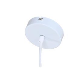 DKD Home Decor Lámpara de Techo Urban de Yute y Metal Marrón 61x61x25 cm para Bombilla E27