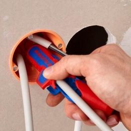 Knipex 16 95 03 SB ErgoStrip PV Herramienta Abmantelamiento Pelacables de 0.2-4 mm Azul/Rojo 135mm