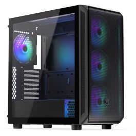ENDORFY ARX 700 ARGB TG Black Torre PC ATX con Ventana Lateral e Iluminación Multi RGB