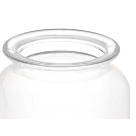 Tarro Redondo Liso Tapa Cristal 1200Ml Vivalto 11X23CM (12 Unidades) Tarro Redondo Liso Tapa Cristal 1200Ml Vivalto 11X23CM (12 Unidades)