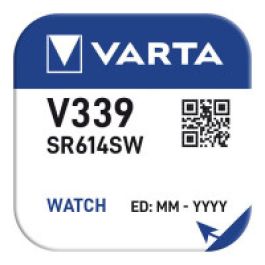 Varta Pila Botón Silver SR614SW - V339 1,55V Ø6,8x1,45mm Watch Blister