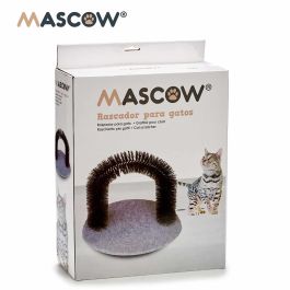 Rascador para gatos redondo gris Mascow 10x41x29.5 cm, madera y metal (8 Unidades) Rascador para gatos redondo gris Mascow 10x41x29.5 cm, madera y metal (8 Unidades)