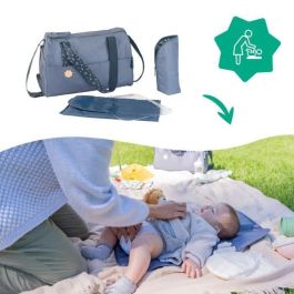 Bolso cambiador Badabulle Pocketstyle - Cambiador, Funda aislante, Funda, Accesorios para cochecito incluidos, Azul Bolso cambiador Badabulle Pocketstyle - Cambiador, Funda aislante, Funda, Accesorios para cochecito incluidos, Azul